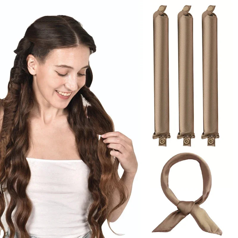 Satin Heatless Curler