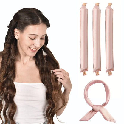 Satin Heatless Curler