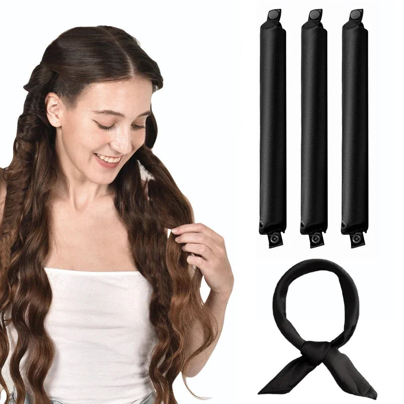 Satin Heatless Curler