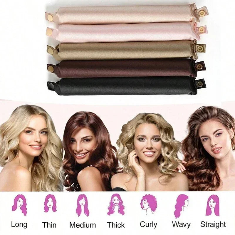 Satin Heatless Curler
