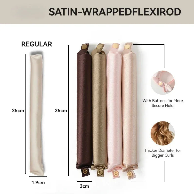 Satin Heatless Curler